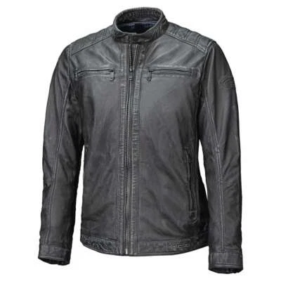 HELD Harry Veste En Cuir En Laine Noire - Photo 1/2