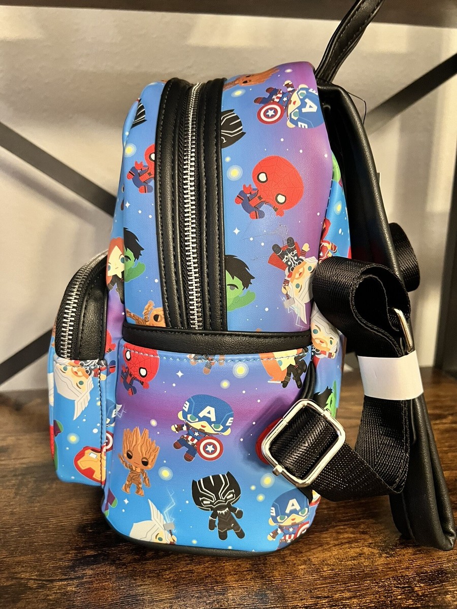 Disney Parks Marvel Avengers Loungefly Backpack Captain  display picture 3