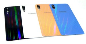 Original Samsung Galaxy A70 SM-A705F Akkudeckel Backcover mit Kamera Glas Kleber