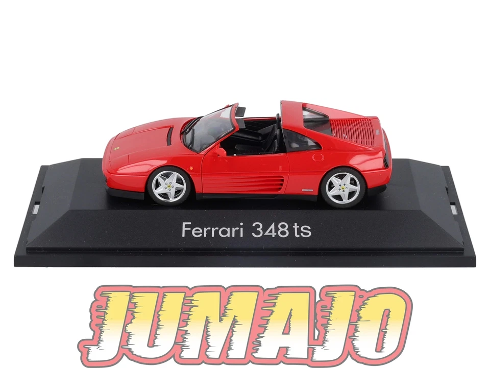FER41 voitures plastiques 1/43 Herpa : 1020 FERRARI 348 ts rouge - Photo 2/4