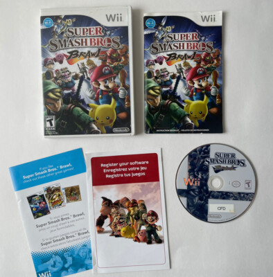 Super Smash Brawl Nintendo Wii Game Complete CiB w