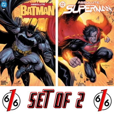 #ad 🔥🦇 ABSOLUTE BATMAN amp; SUPERMAN 1 TYLER KIRKHAM 616 Comics Variant Set LTD 3000 $19.99