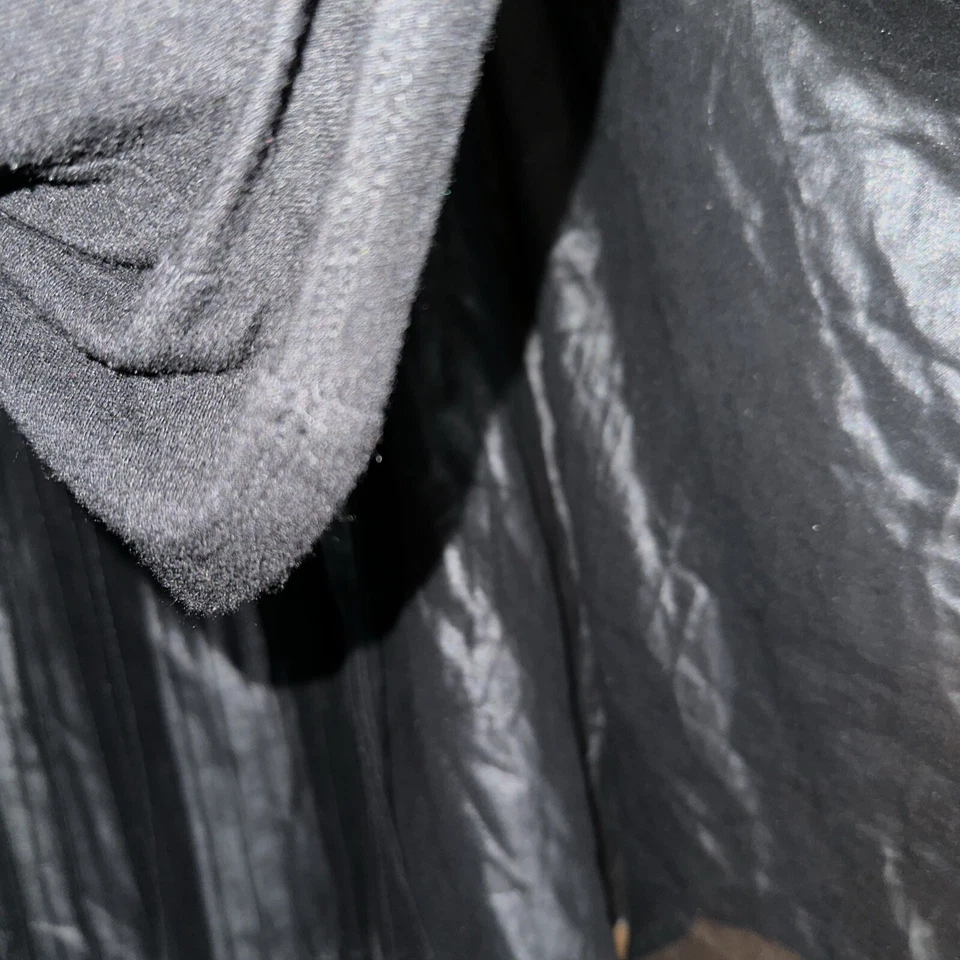 Saia Isda & Co Feminina Preta Transparente Tamanho G 100% Seda - Imagem 2 de 4