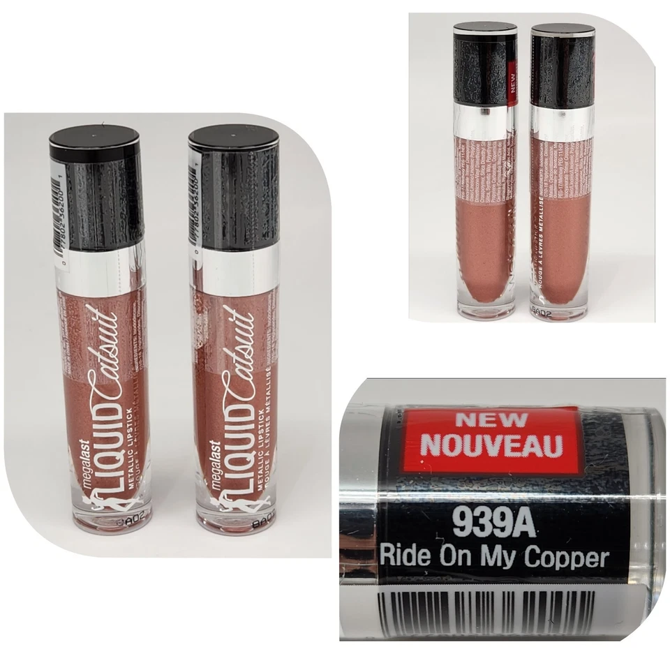 Lápiz labial WetnWild Mega Last Liquid Catsuit High Shine metálico o mate ELIGE Foto 2 de 4