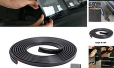 32.8ft 10m Car Door Edge Guards Black   Self-Adhesive PVC, U 32-4/5Ft black