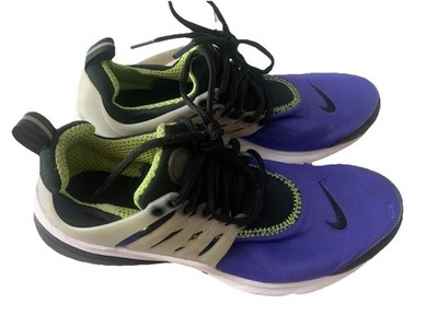 Mens 8 Nike Presto Blue Running Shoes 