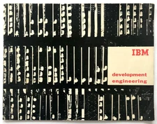 Vtg 1950s IBM Development Engineering BROCHURE Poughkeepsie COMPUTER Punch Card