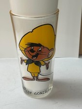Vintage Pepsi Collector Series Warner Bros. Inc 1973 SPEEDY GONZALES Glass