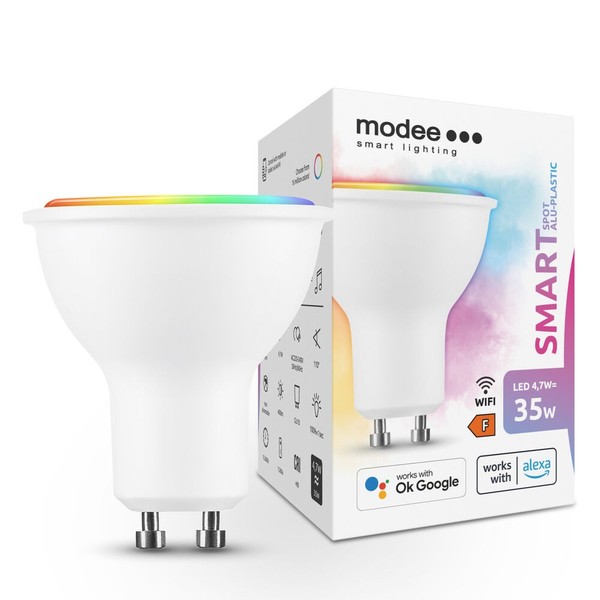GU10 Rgb Led Smart Leuchtmittel Strahler Leuchte Spot Dimmbar 4,7W Tuya Wi-Fi-image