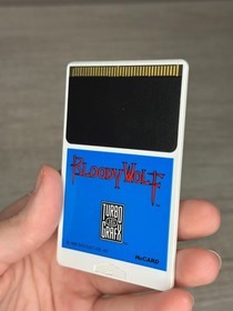 1990 Bloody Wolf (TurboGrafx-16) HuCard Only, *untested * 