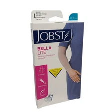 JOBST BELLA LITE Compression Beige Armsleeve 20-30 mmHg Medium Regular w/Topband