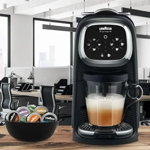 Lavazza tazza originale Mug in vetro per A Modo Mio Desea , In black , Firma - Immagine 4 di 4