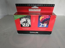 Genuine OEM Lexmark 28 Black 29 Color Ink Cartridge Combo Pack - New