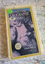 National Geographic VHS Yukon Passage Canada Alaska Clamshell Damaged Tested