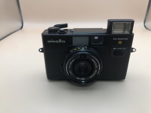 【For parts】 Minolta Hi-Matic S Point & Shoot 35mm Camera. Lens has significant s - Picture 10 of 21