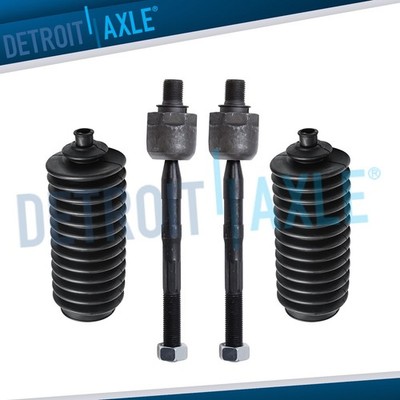 4pc Front Inner Tie Rod End Rack and Pinion Boot for Hyundai Accent 2006 - 2011