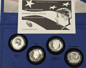 Kennedy 50th Anniversary 4 Coin Set | eBay