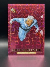 2024 Marvel Masterpieces 92 Platinum Pink Lasers Quicksilver #71 781/992