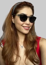 New Polarized Gianfranco Ferre GFF 1097 001 49mm Round Black Men's Sunglasses