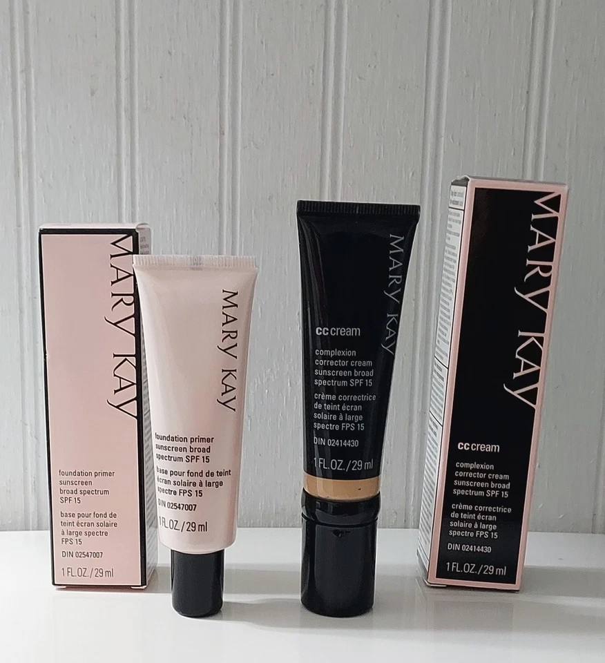 Lot of 2 Mary Kay Foundation Primer & CC Cream SPF 15 Bundle - EXP. 2027 - Image 2 of 4