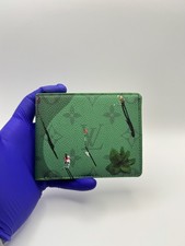 Forest GreenLouis Vuitton Bifold Slender Wallet **SUMMER COLLECTION** **M14876**