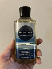 Bath & Body Works "RIDGELINE" Men's Collection 3-in-1 Hair Face & Body Wash 10oz