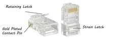 75-Pack Cat5e Cat6 RJ45 Connectors