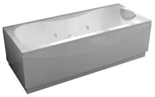 Novellini Calypso Hydro Plus Vasca da Bagno 170x75 cm DX 2 Pannelli Colonna Idro