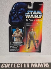 Star Wars Luke Skywalker Dagobah Fatigues Short Saber 1995 Red Card Wave