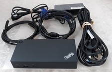Lenovo ThinkPad 40A9 USB-C docking Station w/ 90w AC USB-C VGA DP USB 3.0