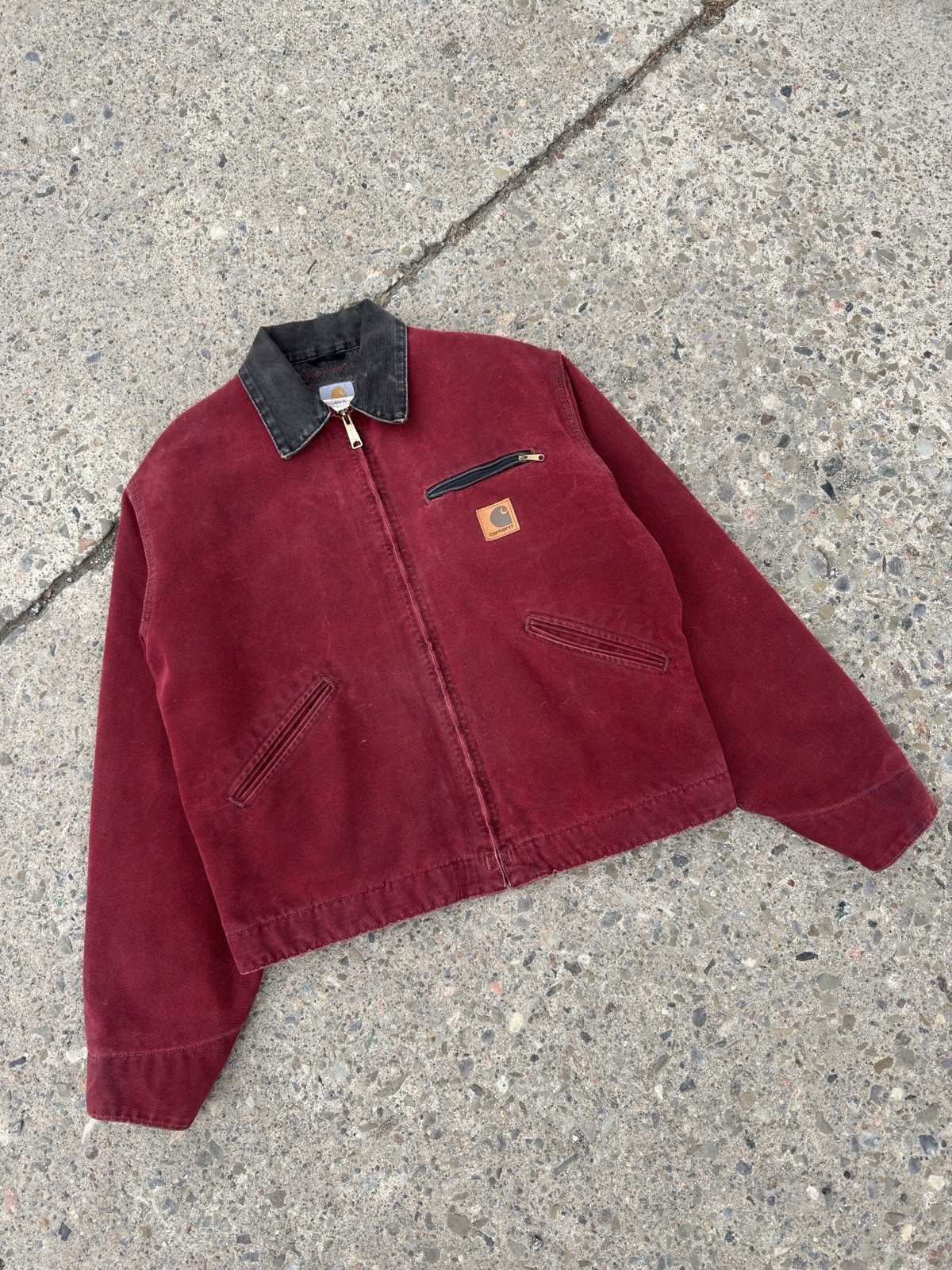 Vintage Carhartt Crimson J97CRI Detroit Jacket