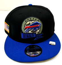 Buffalo Bills NFL NE 2022 Salute To Service Snapback Hat~Black