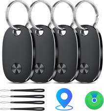 Tracker Tags-4 Pack, Bluetooth Tracker Works with Apple Find My APP Ios Only ,