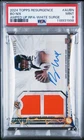 2024 TOPPS RESURGENCE AMPED UP ROOKIE PATCH AUTO WHITE SURGE BO NIX 52/125 PSA 9