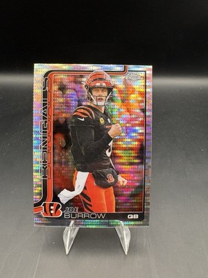 Topps 2023 Chrome Disco Parallel Joe Burrow #61 Bengals Football Card