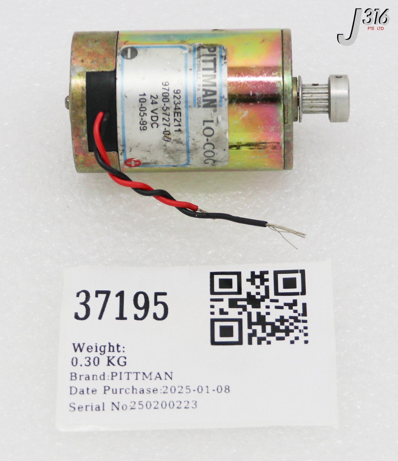 37195 PITTMAN DC MOTOR, LO-COG, ASYST: 9700-5727-01 9234E211 | eBay