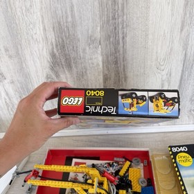 Vintage Lego 8040 Technic Universal Building Set With Box & Manual 1984
