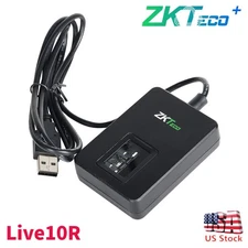 US Zkteco ZK9500 Live10R 500DPI Fingerprint Reader Scanner Sensor With USB Port