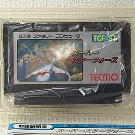 Fc Famicom Software/Super Star Force Good Condition Box With Instructions Manage