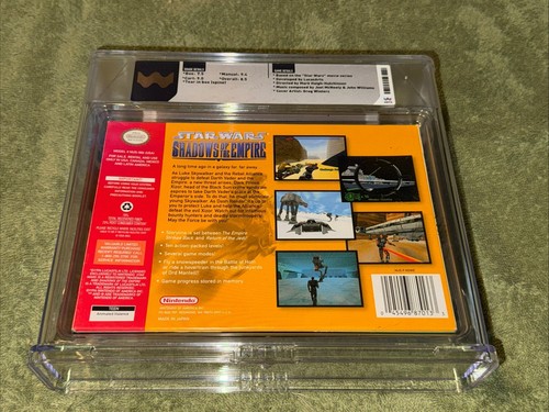 Star Wars Le Ombre dell'Impero Nintendo 64 N64 CIB WATA 8,5 Classificato - Foto 8 di 12