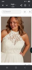wedding dress size 16w