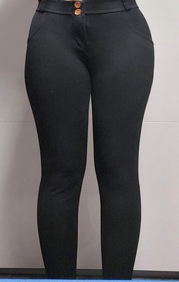 Damen Jeans Jeggings wie Freddywear Schwarz 
