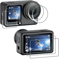 AMAZEAR Lens Screen Protector for DJI Osmo Action 6 Accessories 2 Sets , Act...