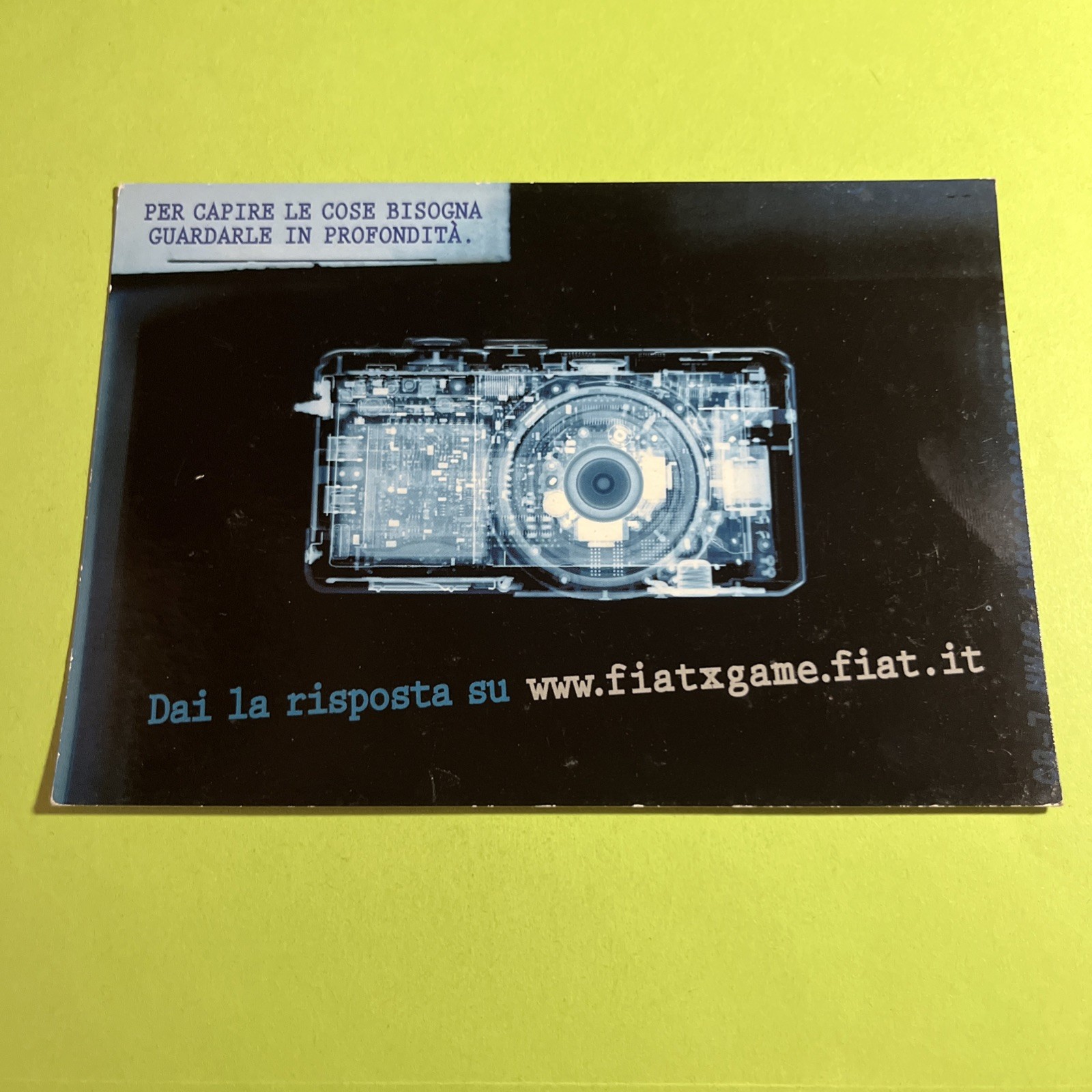 CARTOLINA COLORI COLLEZIONE FIAT SERVICE PROMO CARD PC 8396 AUTO FIAT WINTER