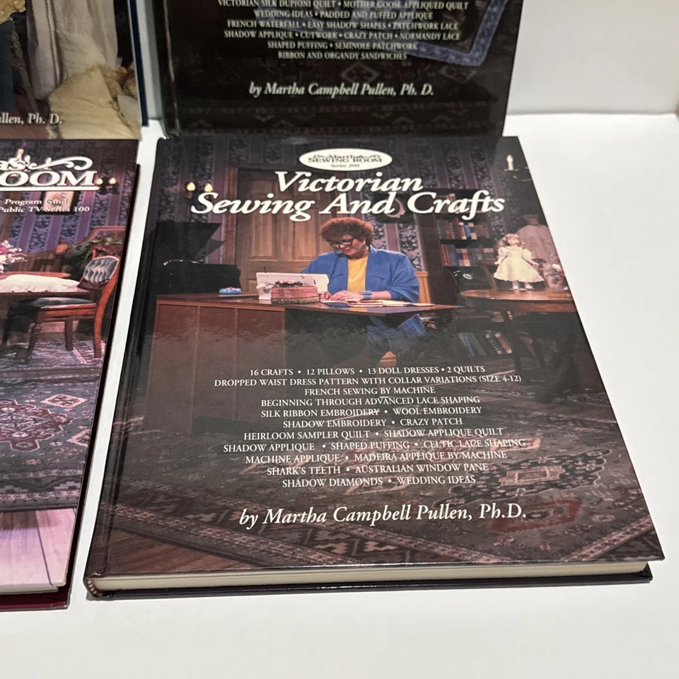 Lot Of 4 Martha Pullen Sewing by Machine Books Attic, Sewing Room, Heirloom - Image 4 of 4