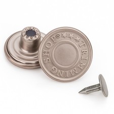 Jeans Buttons With Pin Hammer on Denim Replacement DIY for Clothing Coat 14-25mm