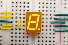 Siemens HA1105Y Litronix HD1105Y 1-Digit LED 7-Segment Display Yellow NOS