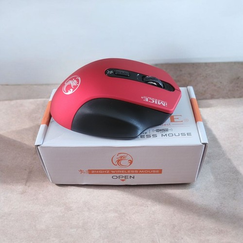 Red iMice 2.4GHz High Quality Wireless Optical Mouse W Batteries & Receiver - Picture 2 of 4