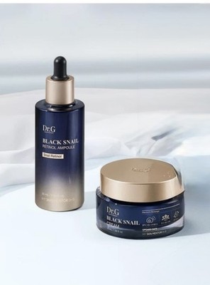 Dr. G Black Cream & Retinol Ampoule Korean Skincare with Snail Mucin Anti-Aging