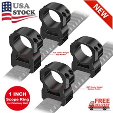 Scope Rings Medium/High Profile Rifle Scope Mount 1 Inch Ring for Picatinny Rail